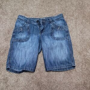 Blue Denim Shorts